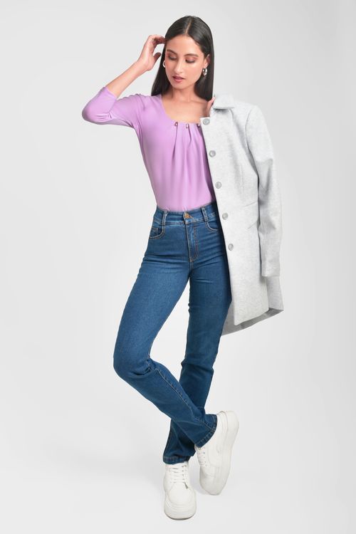 BLUSA MUJER EN TEJIDO DE PUNTO