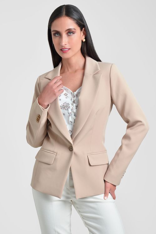 BLAZER MUJER CON CORTE SASTRE