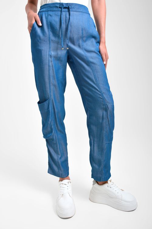 PANTALÓN MUJER CON ENCAUCHADO