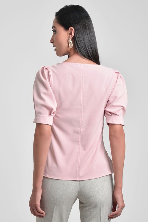 BLUSA MUJER CON ESCOTE OJAL