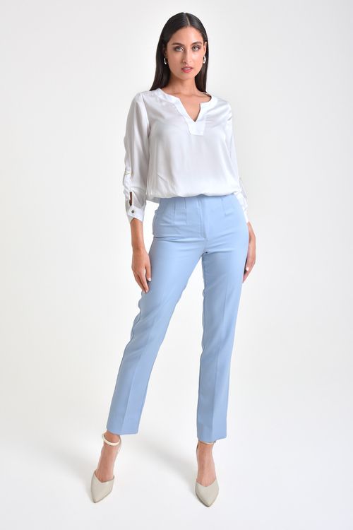 PANTALÓN MUJER EN TWILL STRTCH