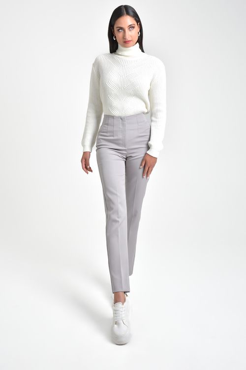 PANTALÓN MUJER EN TWILL STRTCH