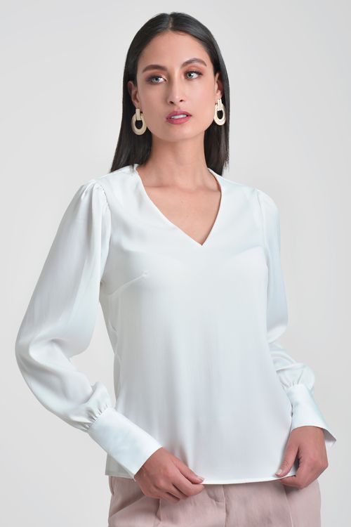 BLUSA MUJER EN SATÍN