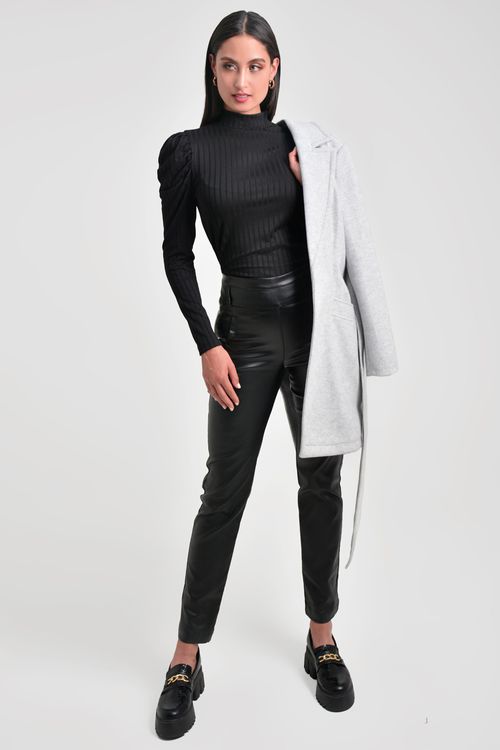 BLUSA MUJER SILUETA ENTALLADA