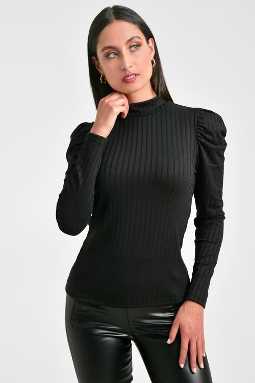 BLUSA MUJER SILUETA ENTALLADA