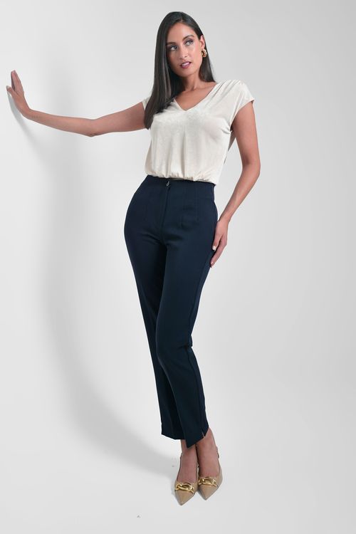 PANTALÓN MUJER CON PINZAS