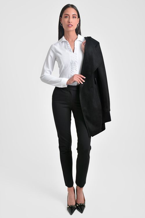 CAMISA MUJER CON CORTE ZURCIDO