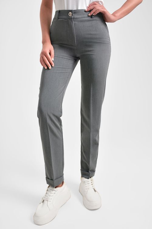 PANTALÓN MUJER EN TWILL STRECH