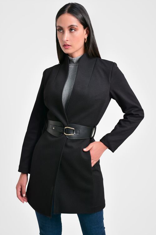 ABRIGO MUJER CON CINTURÓN