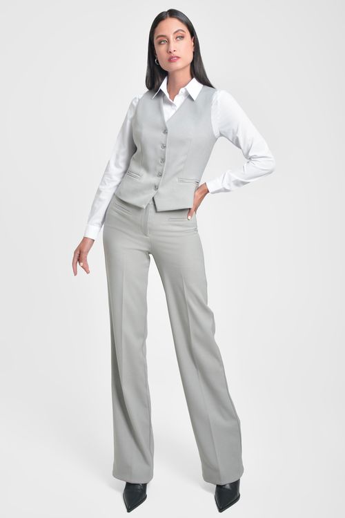 CHALECO MUJER EN TWILL STRECH