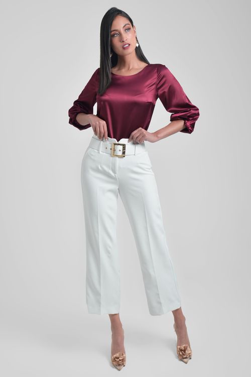 PANTALÓN MUJER EN TWILL