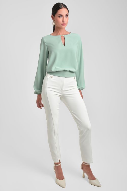 BLUSA MUJER CON HERRAJE