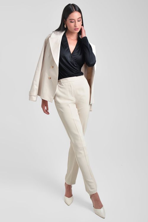 BLUSA MUJER ESCOTE CON RUCHE