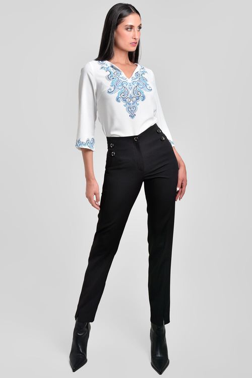 BLUSA MUJER CON SUBLIMADO