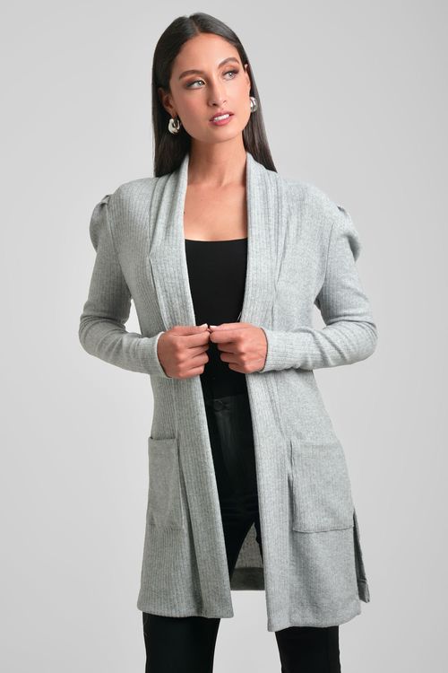 CARDIGAN MUJER CUELLO SOLAPA