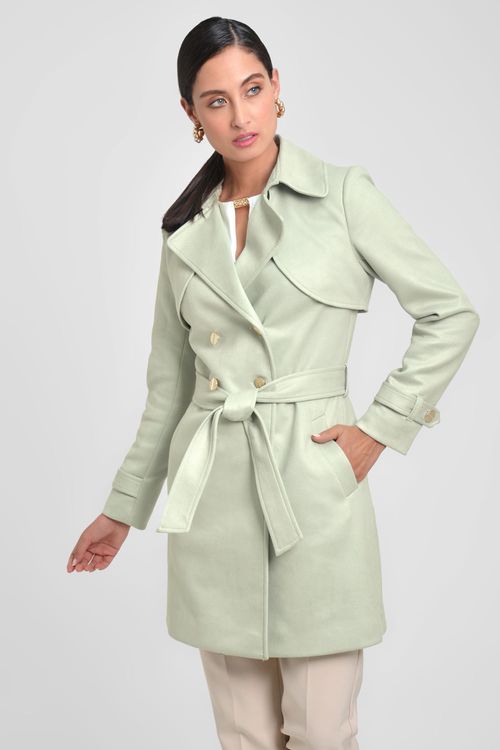 ABRIGO MUJER TIPO TRENCH