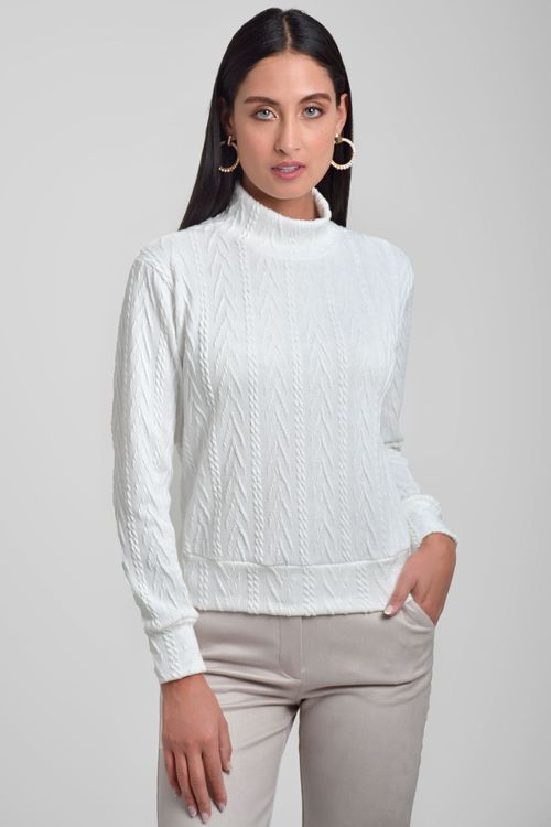 JERSEY CUELLO ALTO CON FAJÓN