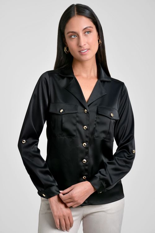 BLUSA MUJER EN SATIN