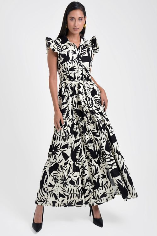 MAXIVESTIDO MUJER ESTAMPADO