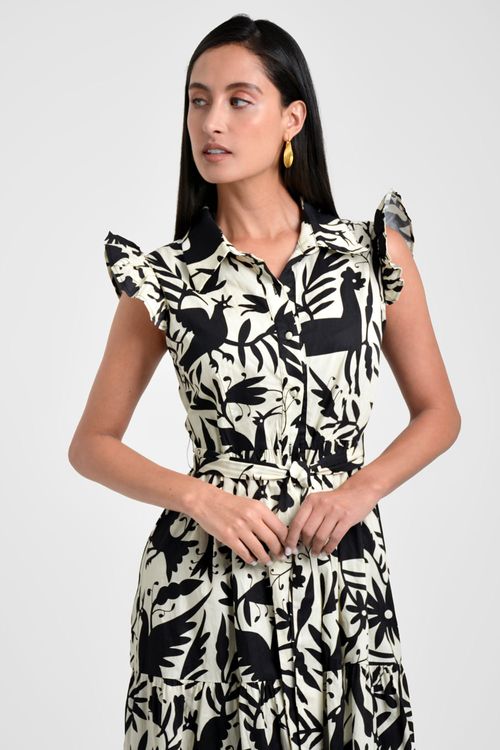 MAXIVESTIDO MUJER ESTAMPADO