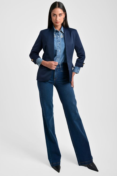 CAMISA MUJER CON BORDADO