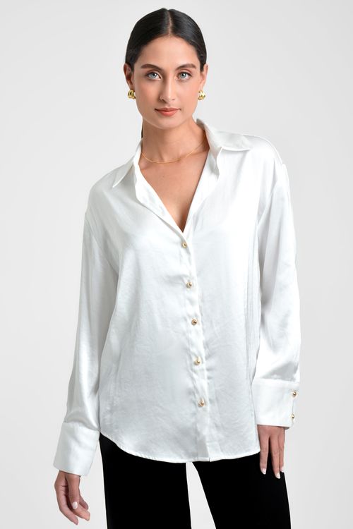 CAMISA MUJER EN SATÍN