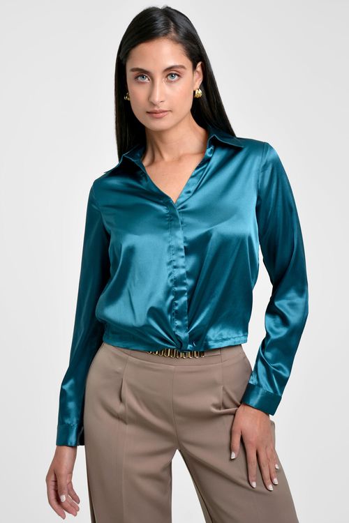 BLUSA MUJER EN SATIN