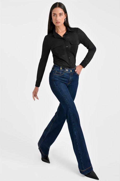 CAMISA MUJER EN PUNTO