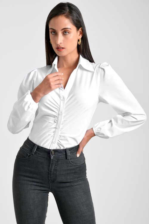 BODY MUJER CAMISERO