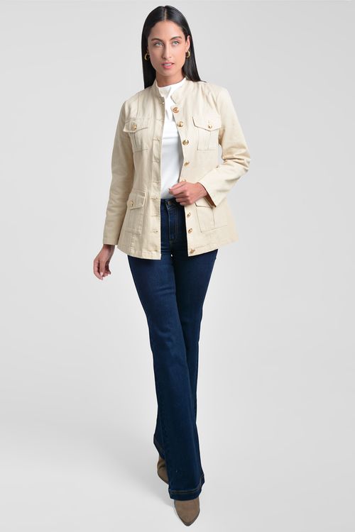 CHAQUETA MUJER EN DRIL