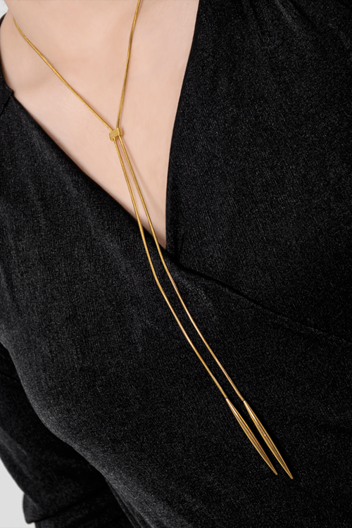 COLLAR DESLIZABLE CON DIJE PLUMA