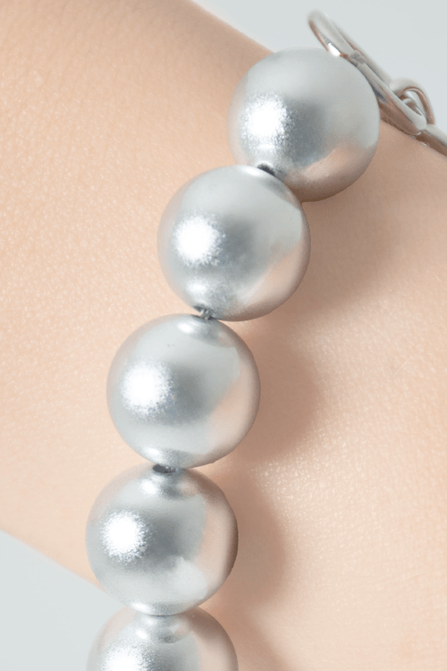 PULSERA BOLAS COMBINADA CADENA