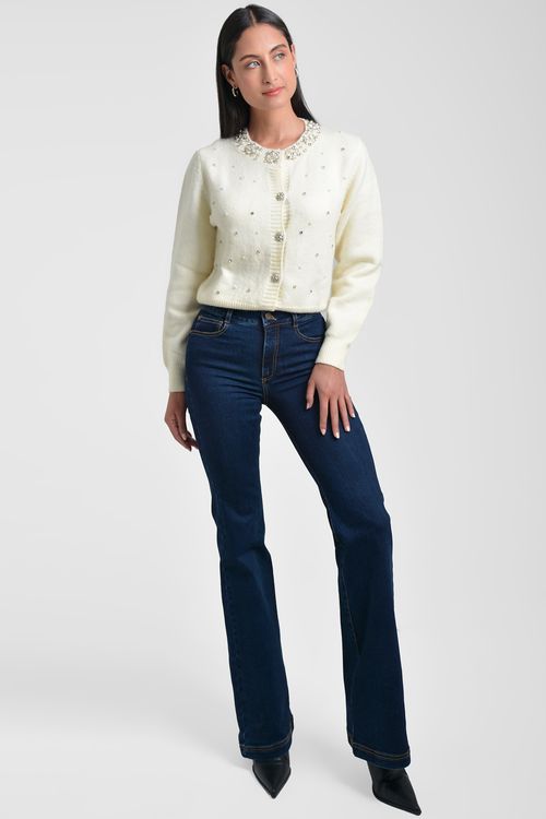 CARDIGAN MUJER ESCOTE REDONDO