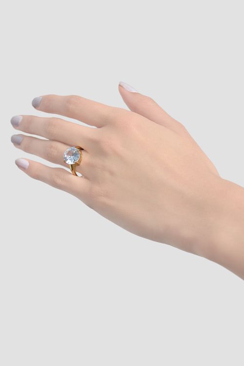 ANILLO GRADUABLE PIEDRA BRILLANTE