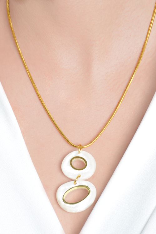 COLLAR LARGO DORADO