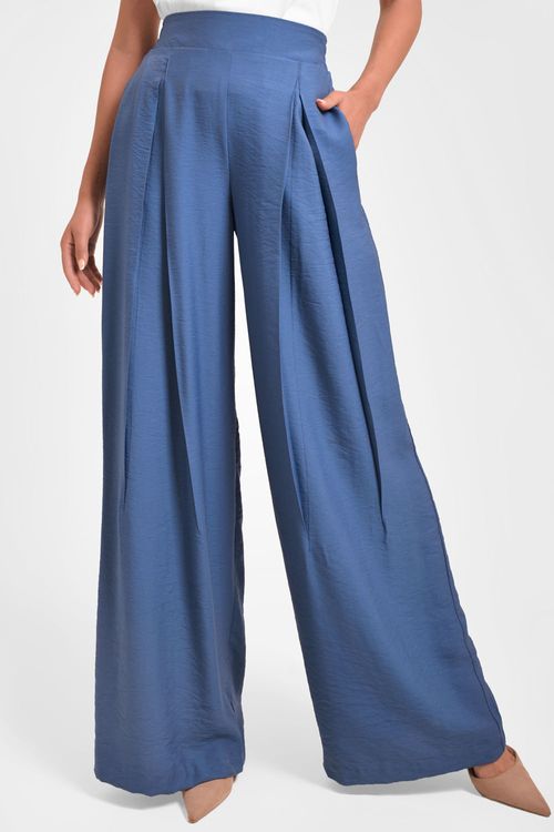 PANTALÓN MUJER PALAZZO CLÁSICO