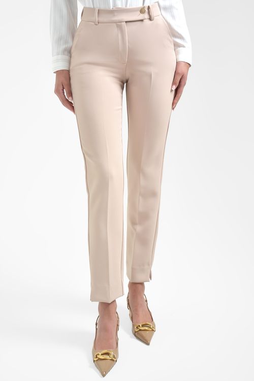 PANTALÓN MUJER CLASICO EN TWILL STRETCH