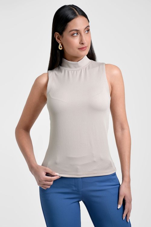 BLUSA MUJER CUELLO ALTO