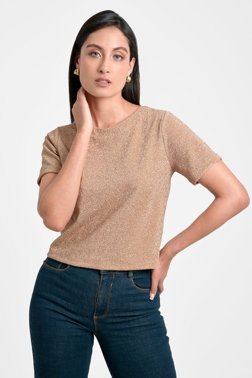 BLUSA MUJER CON LUREX