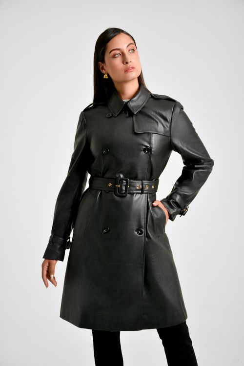 ABRIGO MUJER TIPO TRENCH