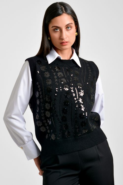 CHALECO MUJER TEJIDO