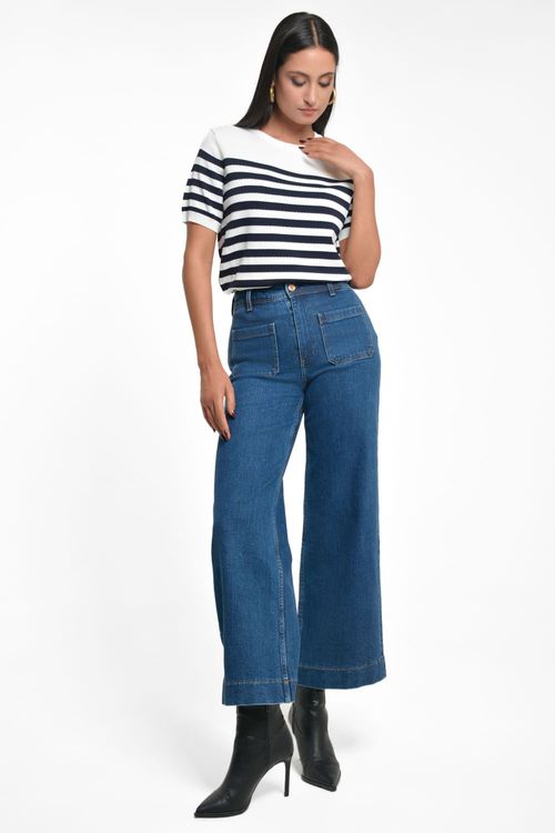 BLUSA MUJER ESCOTE REDONDO