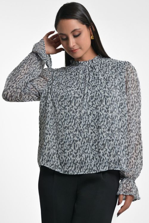 BLUSA MUJER CON HILOS DE LUREX