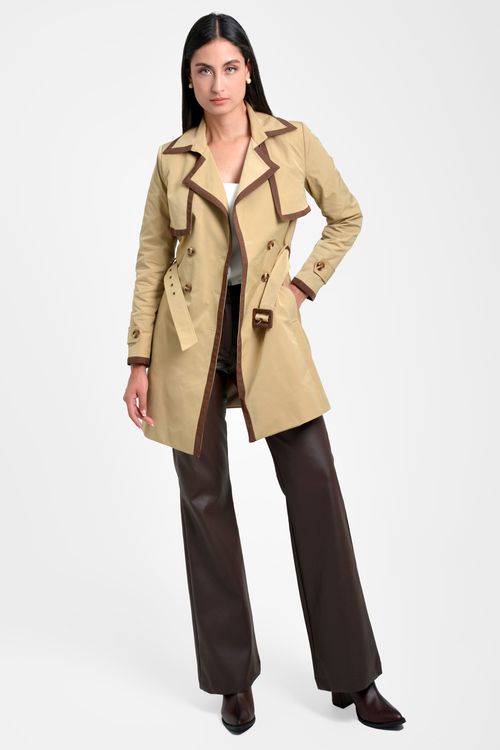ABRIGO MUJER TIPO TRENCH