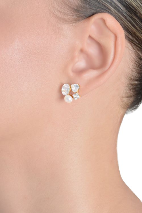 ARETES CON PERLAS