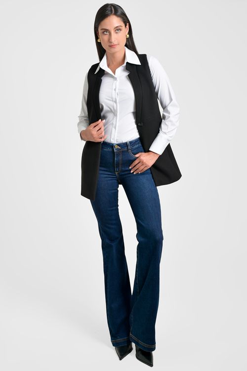 CAMISA MUJER ENTALLADA