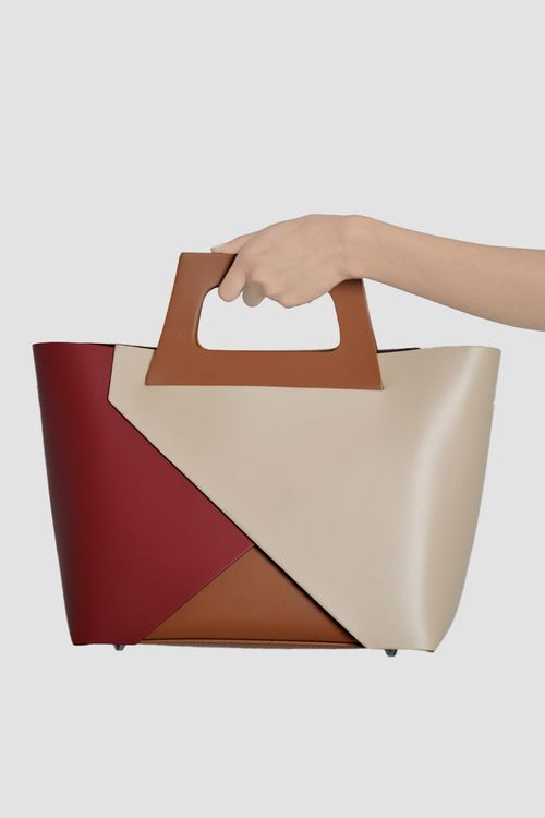 BOLSO MEDIANO EN PIEL