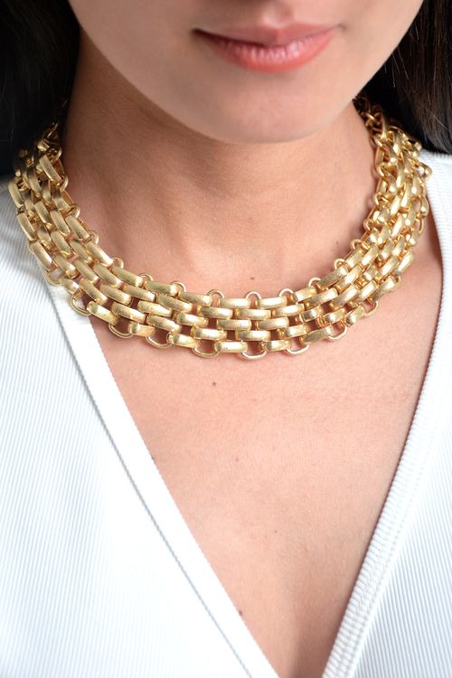 COLLAR MUJER DISEÑO CADENA