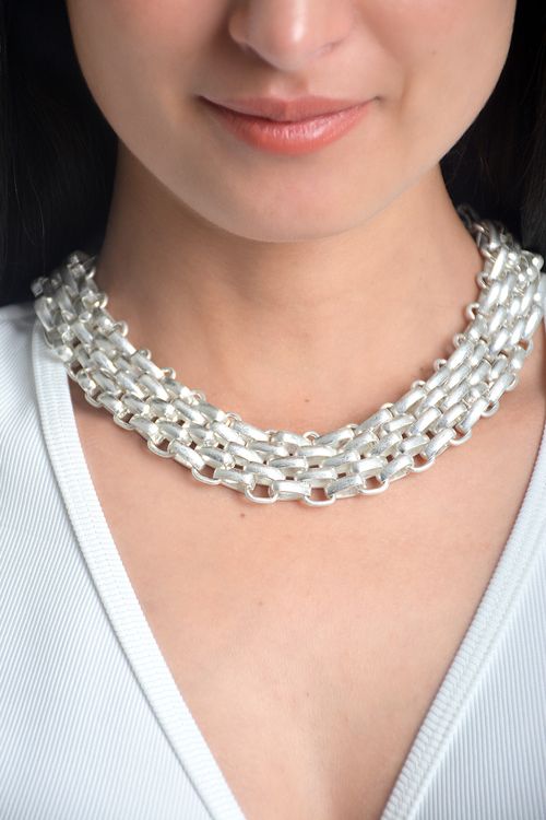 COLLAR MUJER DISEÑO CADENA