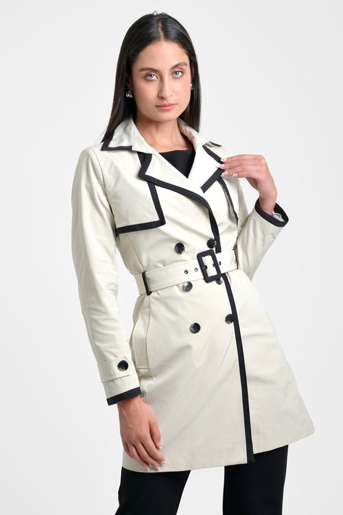 ABRIGO MUJER TIPO TRENCH